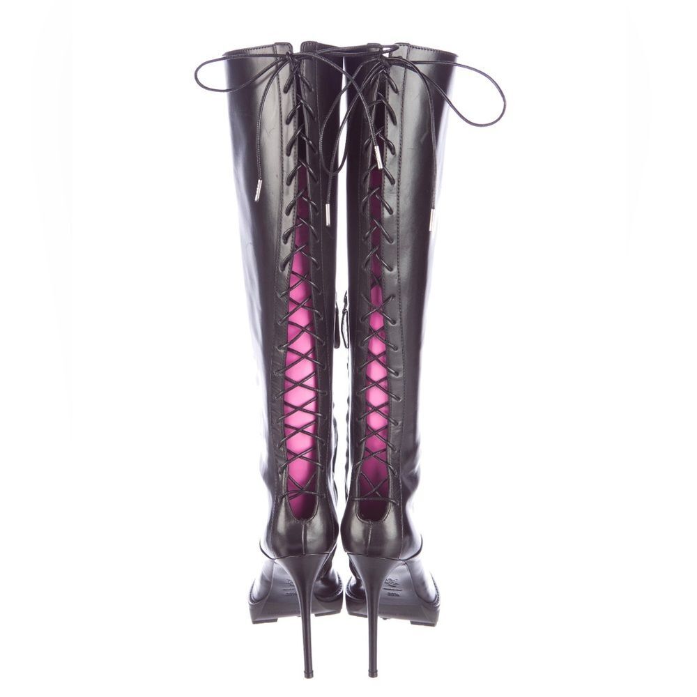 Rare Alexander McQueen Rikk Lace-Up Boots